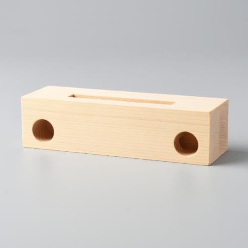 【日用雑貨】ひのきスマホスピーカー