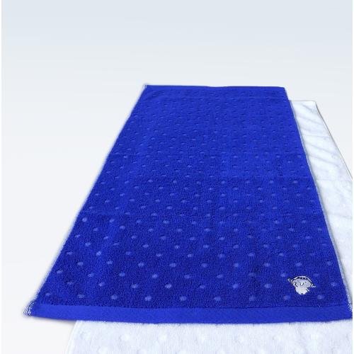 そらっち刺繍入りフェイスタオルセット（青・白）