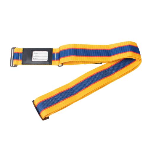 ＜TRAVALIST＞ネームホルダー付き スーツケースベルト