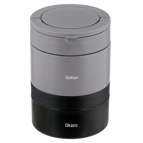 ＜ベストコ＞つながる保温弁当箱　ハンドル付き　850mL