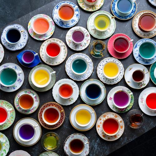 ＜JAZZ＆TEA＞ブレンドティー７種類ティーバッグ(計30包)　＋ミスティ茶葉×２袋