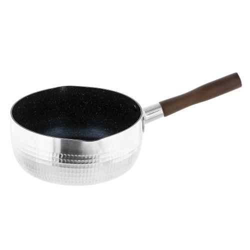 【日用雑貨】＜ベストコ＞好味槌目アルミ製ダイヤモンドマーブルＩＨゆきひら鍋20cm