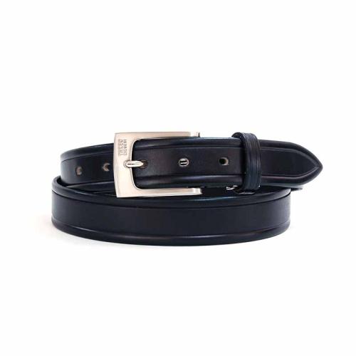 ＜タケオキクチ＞イタリアレザー一枚革　ビジネスベルト