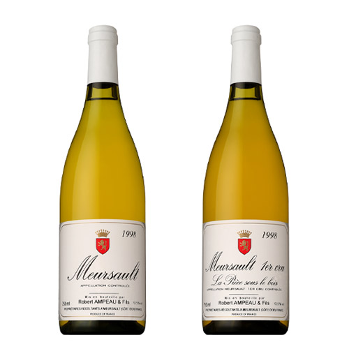 【送料当社負担】プルミエクリュ入り！90年代熟成ムルソー飲み比べ2本セット