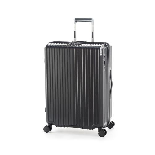 ＜A.L.I＞日本製 Solid knight 前輪ストッパー ジッパーハードキャリー 75L（＋11）