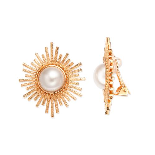 ＜グロッセ＞Future　Floral　MAT　イヤリング　ゴールド