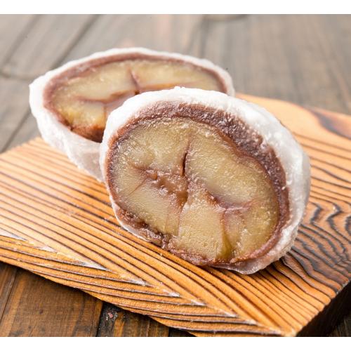 ＜新杵堂＞まるごと渋皮栗大福8個入