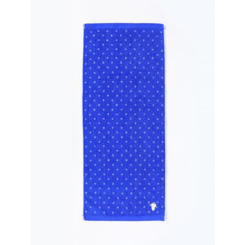 そらっち刺繍入りフェイスタオル青