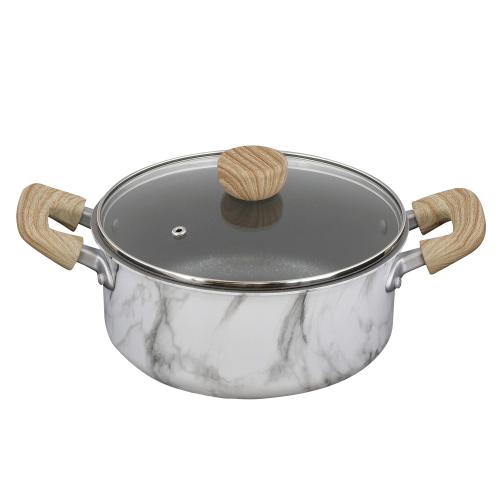 ＜ベストコ＞MARBLE KITCHEN IH キャセロール 20cm