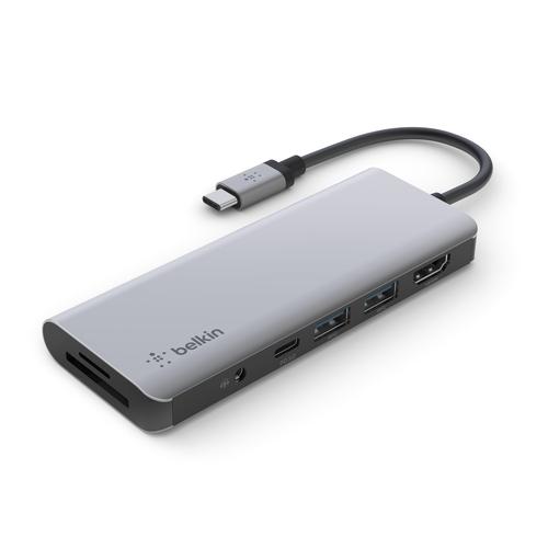 ＜Belkin＞CONNECT USB-C 7-in-1マルチポートアダプター