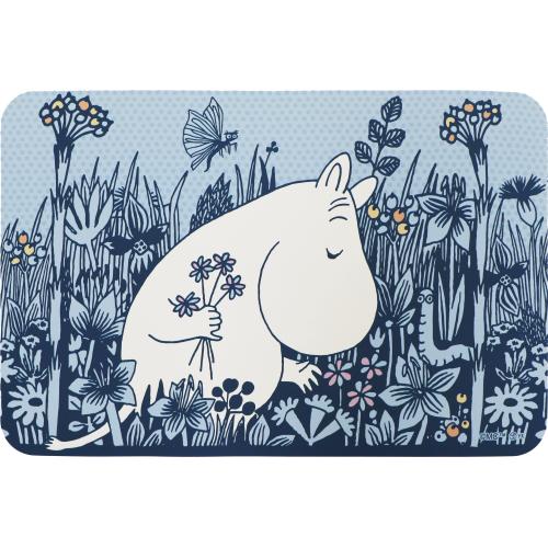 ＜ヨコズナ＞ムーミン 珪藻土入り ソフトバスマット ガーデニング
