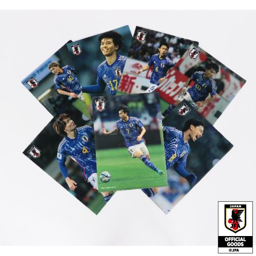 【アンコール販売】サッカー日本代表オフィシャルライセンスグッズ　「クリアファイル」（7枚組）