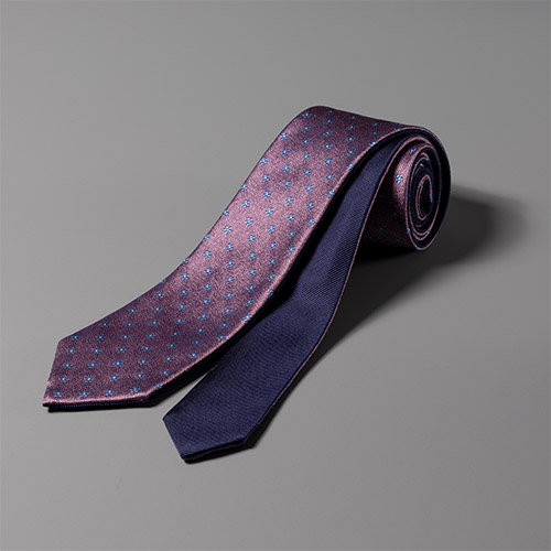 ＜ISETAN MEN’S×ANA＞2WAYネクタイ（ネイビー×ピンク）