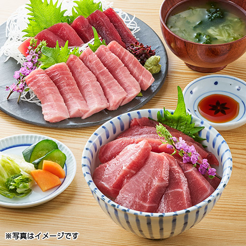 【ご自宅用】天然本鮪赤身・中トロ　どどーんと1kg