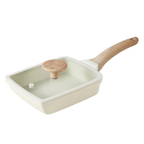 ＜LIV PLUS＞COSY-ICE ガラス蓋付きエッグパン セット