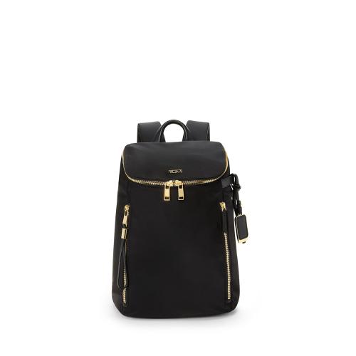 ＜TUMI＞VOYAGEUR 「イモージェン」バックパック / ブラック/ゴールド