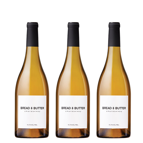 【送料当社負担】シンデレラワイナリー「ブレッド＆バター」の一番人気白ワイン！お得なシャルドネ3本セット