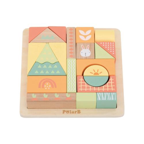 ＜PolarB＞バニーシリーズつみきパズル/22ピース