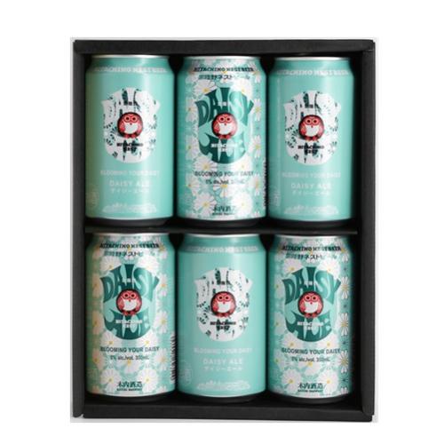 ＜木内酒造＞常陸野ネストビール　デイジーエール350ml×6