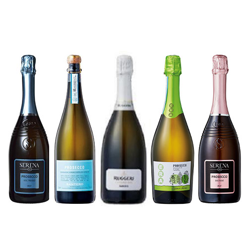 【送料当社負担】プロセッコ堪能5本セット