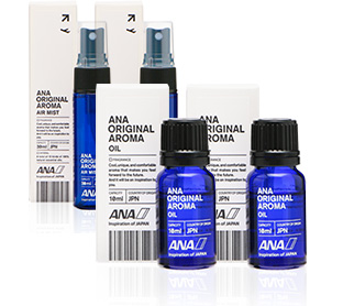 ANAオリジナル アロマオイル 10mL　エアミスト 30mL　各2個セット