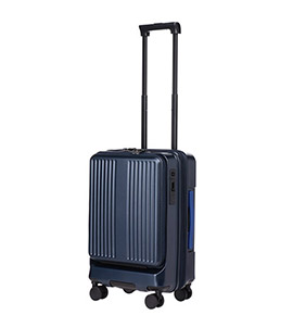 ＜ANAオリジナル＞フロントオープンキャリー（40L）機内持ち込み可 ネイビー