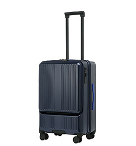 ＜ANAオリジナル＞フロントオープンキャリー 3～5泊の旅行向け（55L）ネイビー