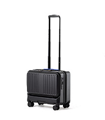 ＜ANAオリジナル＞フロントオープン横型 ビジネスキャリー（36L）機内持ち込み可 ブラック
