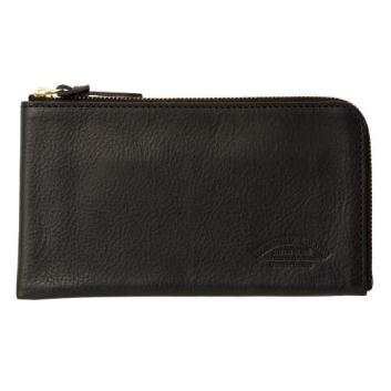 池之端銀革店 イタリアン シュリンクレザー L字ファスナー 長財布 池之端銀革店＞イタリアンレザー・L字ファスナー長財布／ブラック