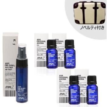 ANAオリジナル＞ANAオリジナル アロマオイル10mL4本 エアミスト30mL1本