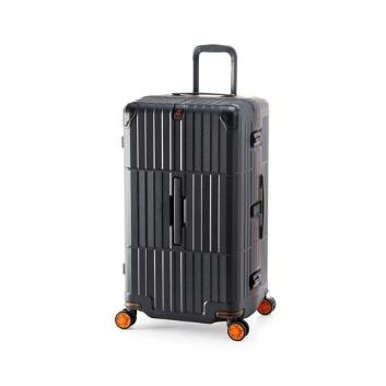 ディパーチャー　スーツケース ハードキャリー 63L departure マットディテールシルバー　HD-509S-27 ラグジュアリーアート海外モード柄キャリーケース 鍵付き 希少・廃盤品