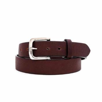 タケオキクチ＞一枚革 カジュアルベルト ／チョコ | ANAショッピング A