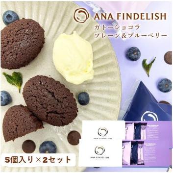 ANA FINDELISH＞ガトーショコラプレーン・ブルーベリーセット