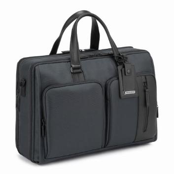 ZERO HALLIBURTON＞ZEST2 Brief Case L B4/15.6 PC EXP 81338／ﾌﾞﾙｰ