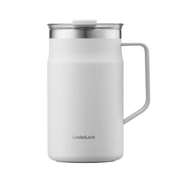 ベストコ＞ロック&ロック メトロ マグカップ 600ml／ホワイト