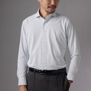 ストレッチデニムシャツ Lサイズ 233G1502 ISETAN MEN'S×ANA＞ストレッチシャツ／サックス／L | ANA