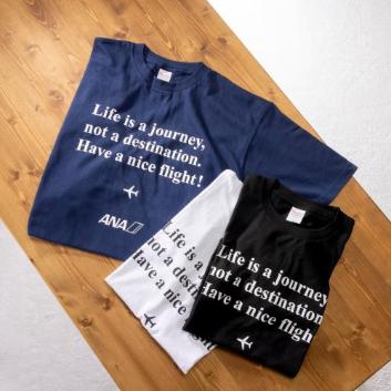 値下げ‼️ファミリANAオリジナル Tシャツ 120cm ANAオリジナル>Tシャツ(Have a nice flight !)/ネイビー/M