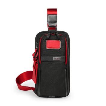 TUMI＞TUMI ALPHA コンパクト・スリング / ブラック/レッド | ANA