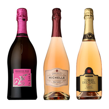 送料当社負担】世界のロゼ・スパークリングワイン 3本セット | ANA