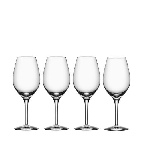 ＜Orrefors＞MOREワイングラス４Ｐセット