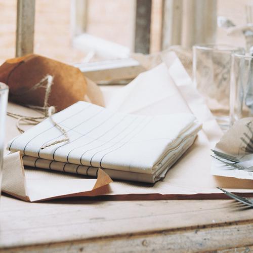 ＜クラスボルス＞Manhattan麻キッチンタオル50×70cm 2P SET