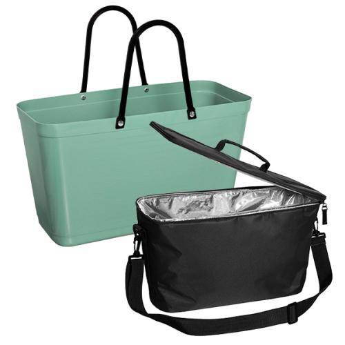 ＜HINZA＞マルチバッグ＆クーラーバッグ オリーブグリーンLSET