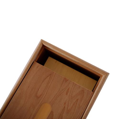 ＜cosineコサイン＞ティッシュボックスケース ウォルナット