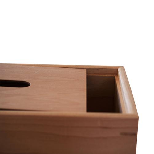 ＜cosineコサイン＞ティッシュボックスケース ウォルナット