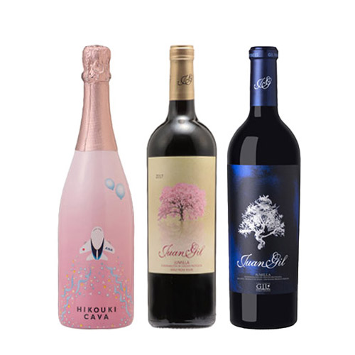 ハレ空カヴァとファン・ヒル赤ワインの3本セット