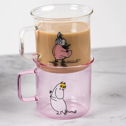 ＜Muurla＞ムールラ ガラスマグ4P ( ムーミン / フローレン/リトルミィ/ムーミンママ )