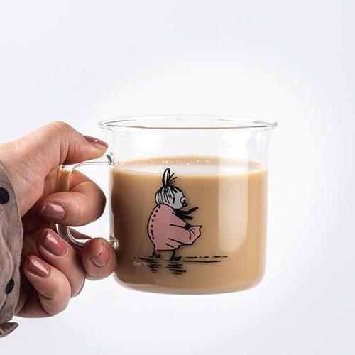 ＜Muurla＞ムールラ ガラスマグ4P ( ムーミン / フローレン/リトルミィ/ムーミンママ )