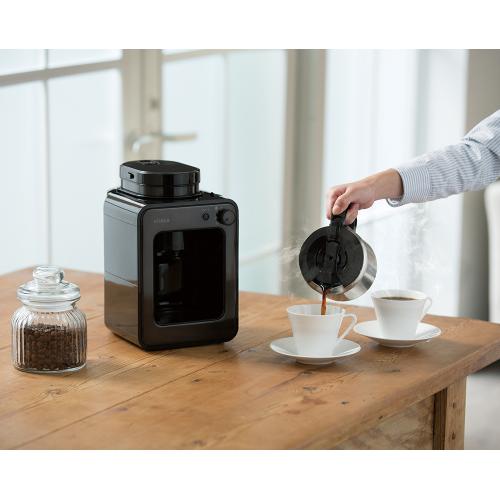 ＜シロカ＞Siroca全自動コーヒーメーカー　カフェばこ　ステンレスサーバー（SC-A211S）