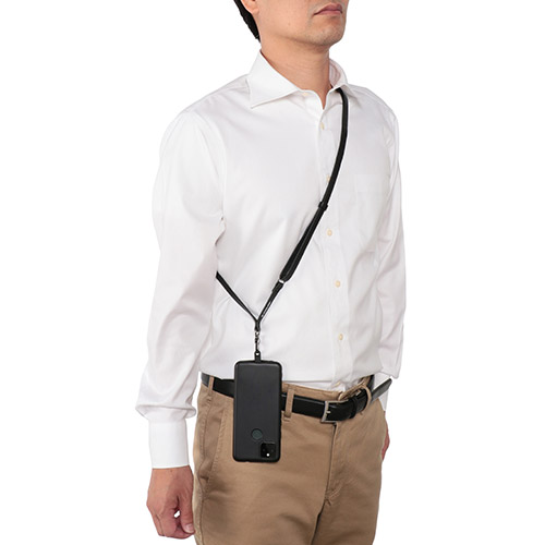 【ANAオリジナル】飛行機チャーム付き スマホショルダーストラップ