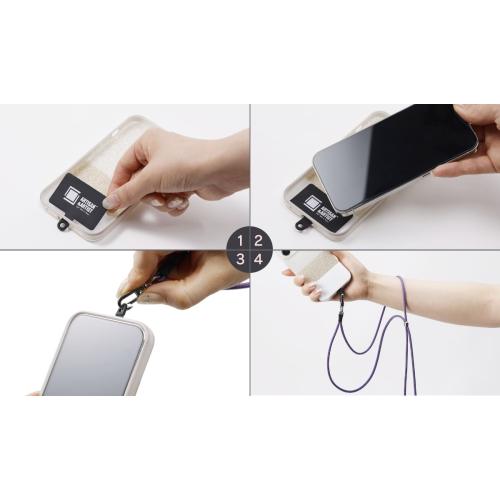 【ANAオリジナル】飛行機チャーム付き スマホショルダーストラップ